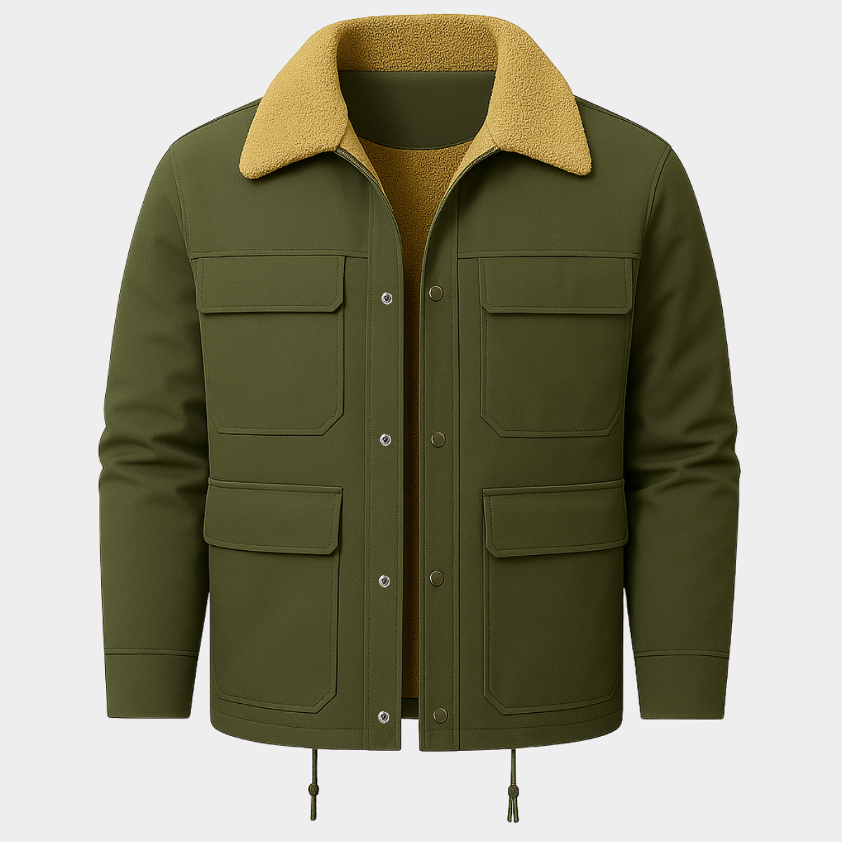 Chaqueta Chapultepec – Chaqueta utilitaria con cuello de borrego