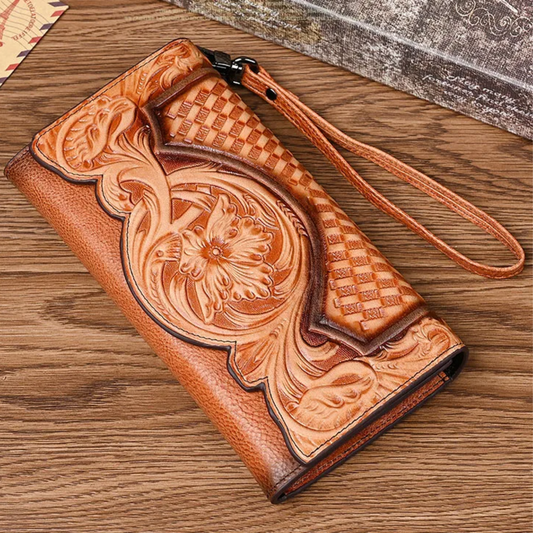 Handmade Women's Leather Wallet – Limited Edition