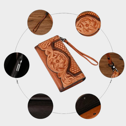 Handmade Women's Leather Wallet – Limited Edition