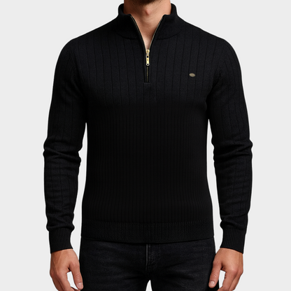 Suéter Coyoacán – Suéter de punto con cierre medio