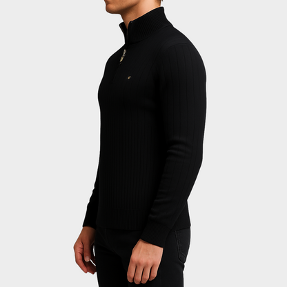 Suéter Coyoacán – Suéter de punto con cierre medio