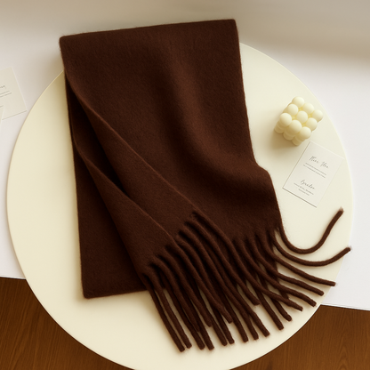 York Scarf – Wool Fringe Scarf