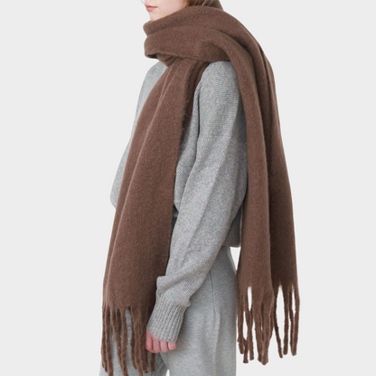 York Scarf – Wool Fringe Scarf