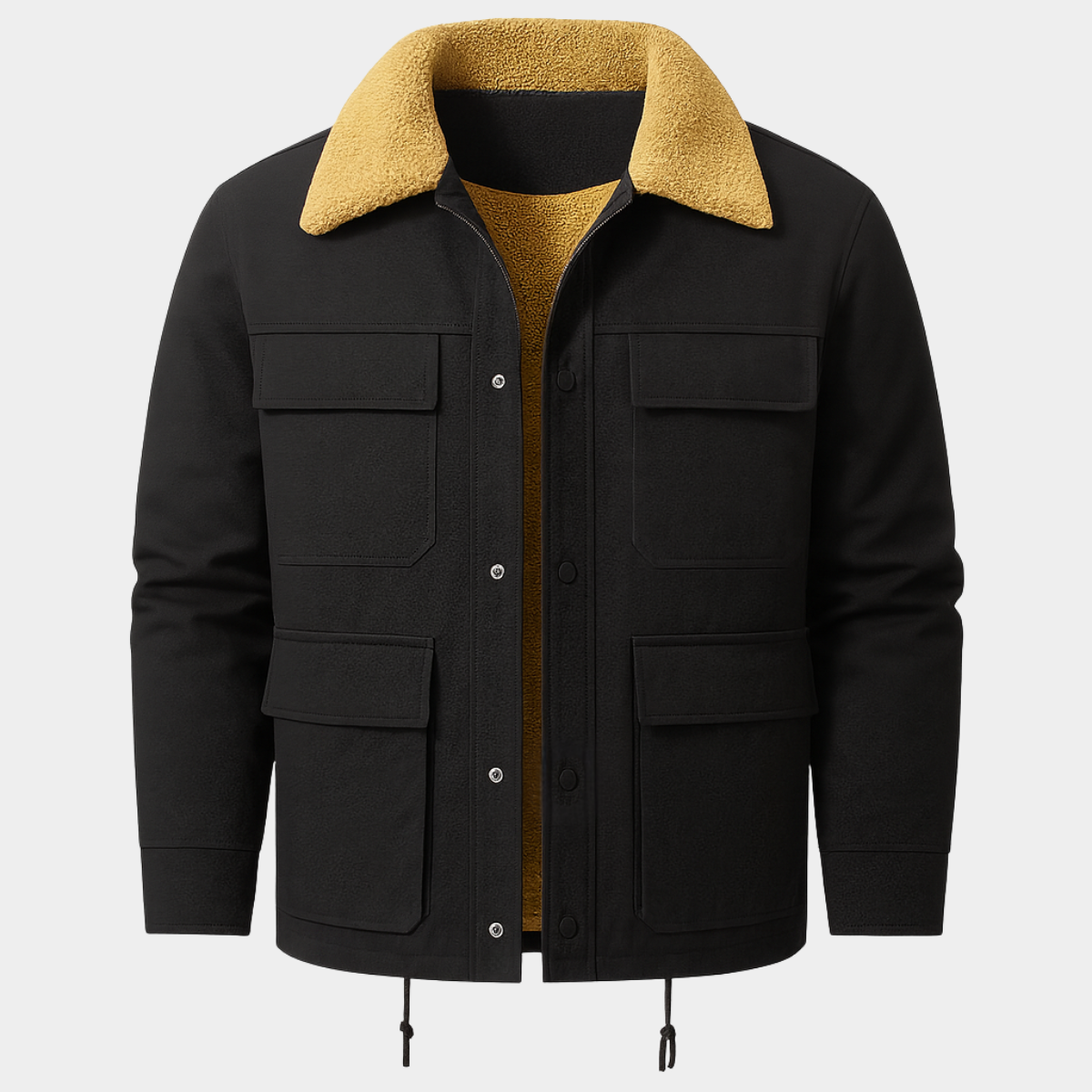 Chaqueta Chapultepec – Chaqueta utilitaria con cuello de borrego