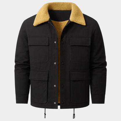 Chaqueta Chapultepec – Chaqueta utilitaria con cuello de borrego