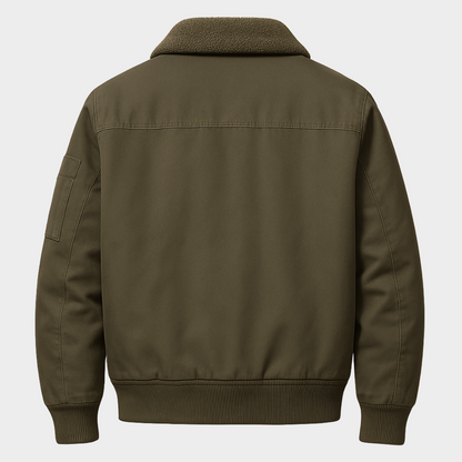 Chaqueta Mérida – Chaqueta de Algodón con Cuello de Borrego