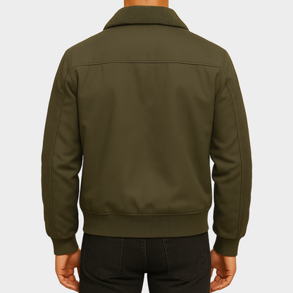 Chaqueta Mérida – Chaqueta de Algodón con Cuello de Borrego