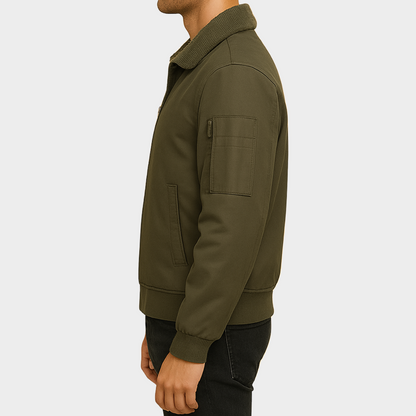 Chaqueta Mérida – Chaqueta de Algodón con Cuello de Borrego