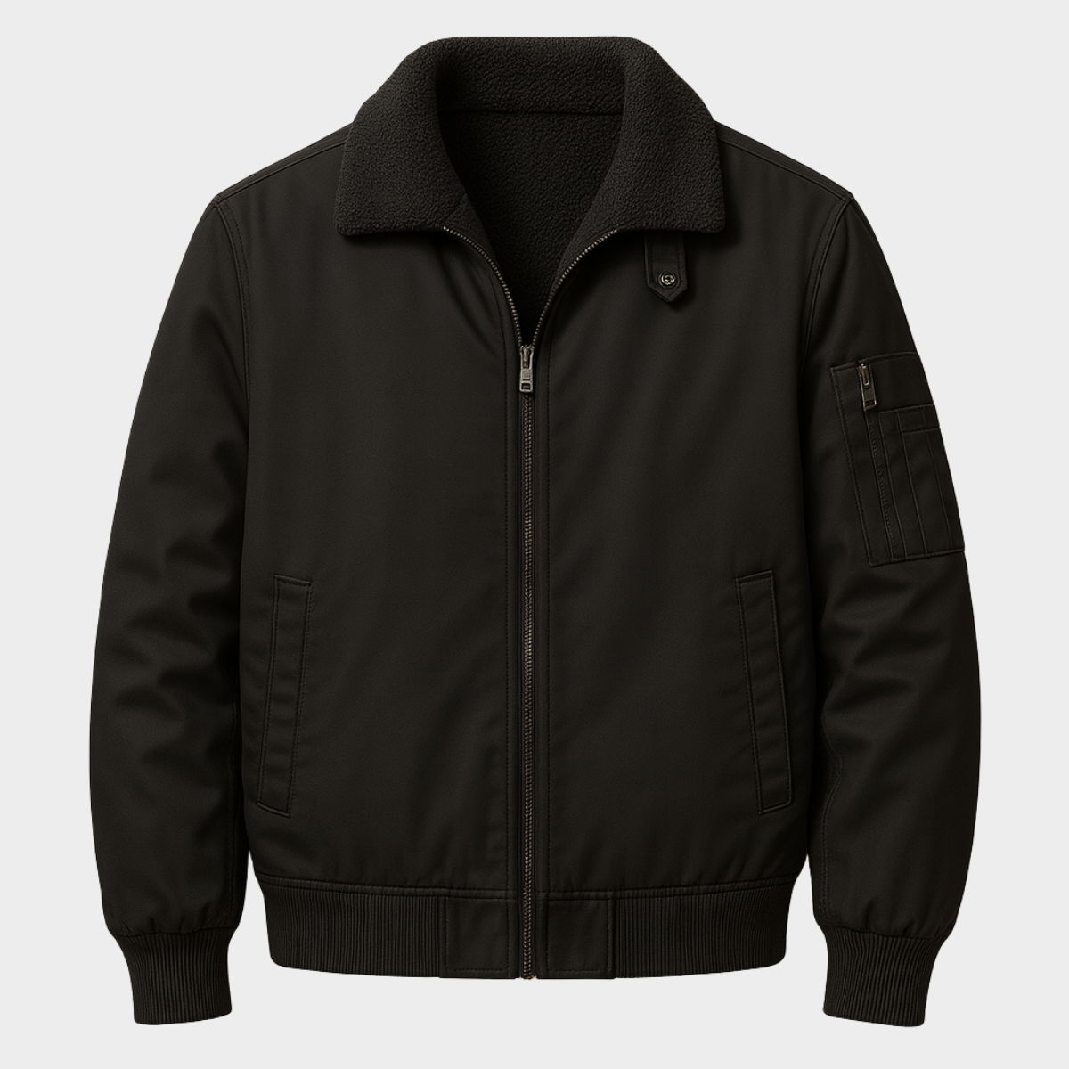 Chaqueta Mérida – Chaqueta de Algodón con Cuello de Borrego