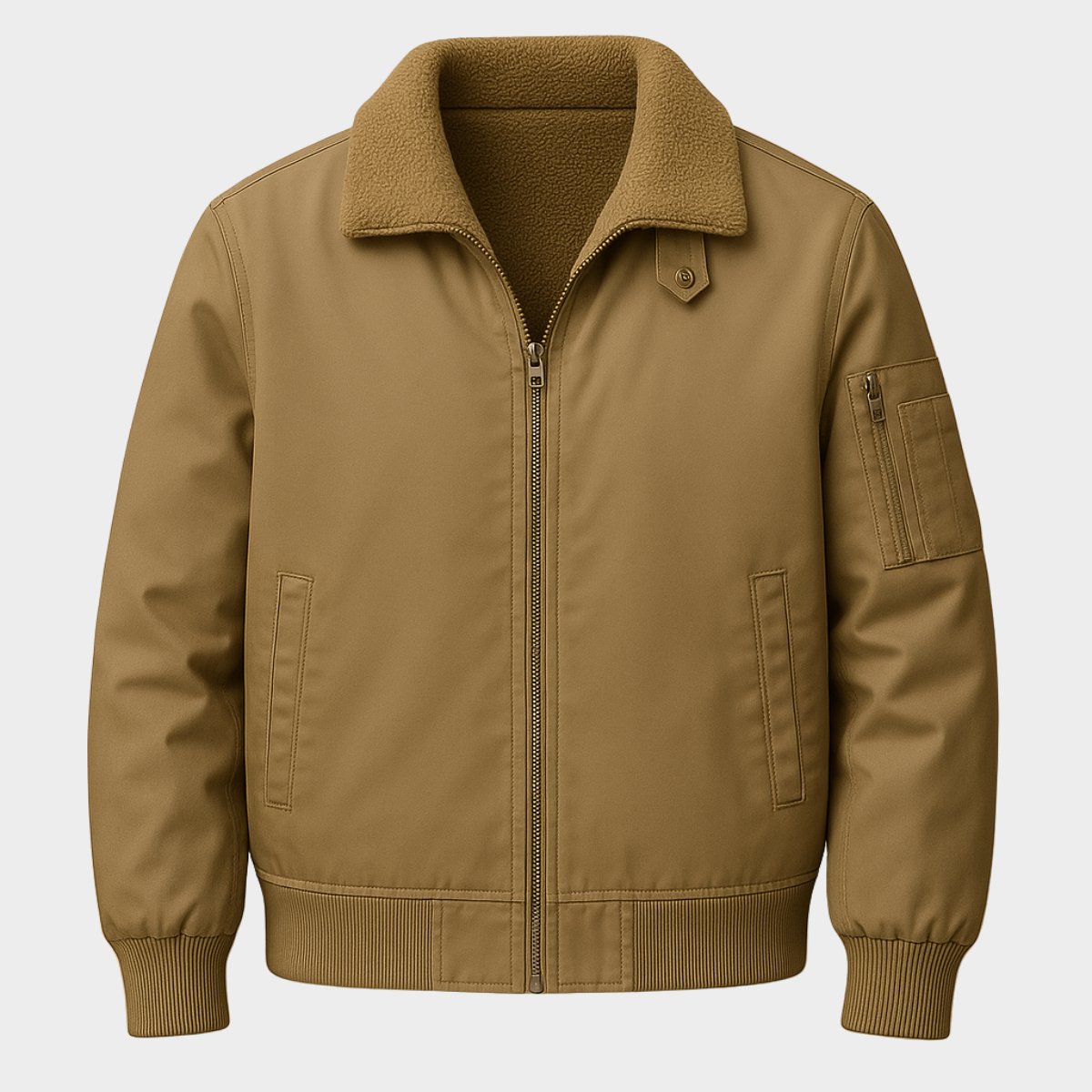 Chaqueta Mérida – Chaqueta de Algodón con Cuello de Borrego