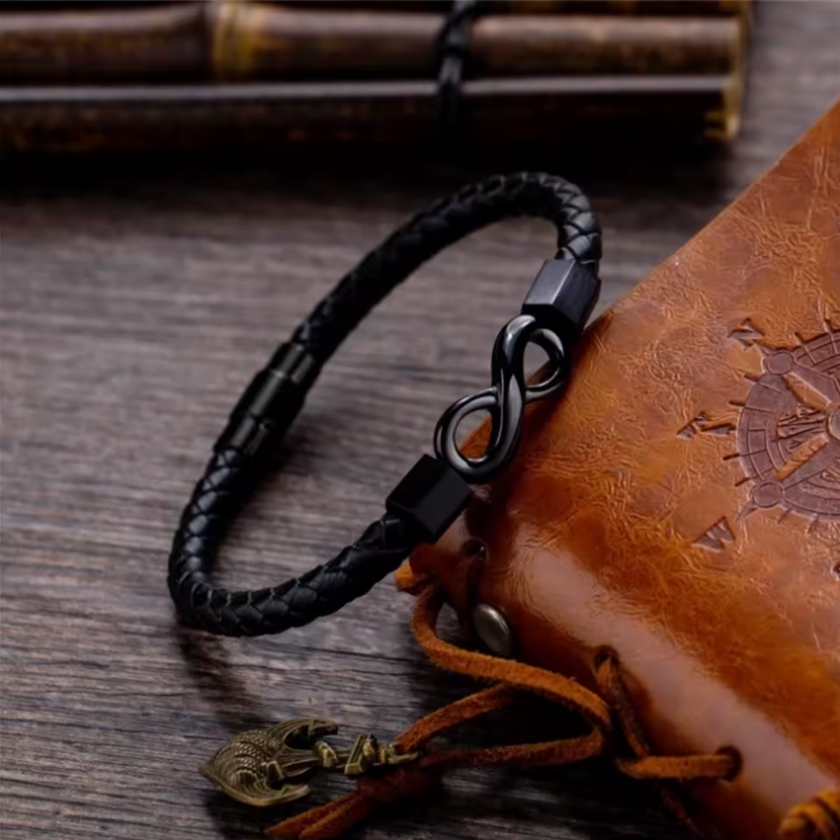 Personalized Infinity Bracelet 100% Handmade - "To My Man"