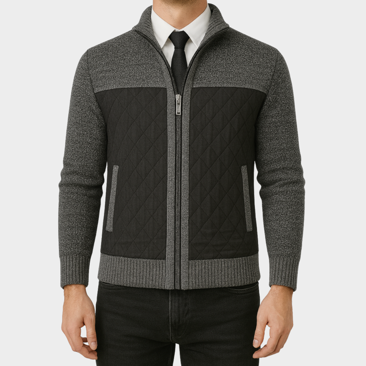 Chaqueta Valle - Chaqueta de punto con panel acolchado