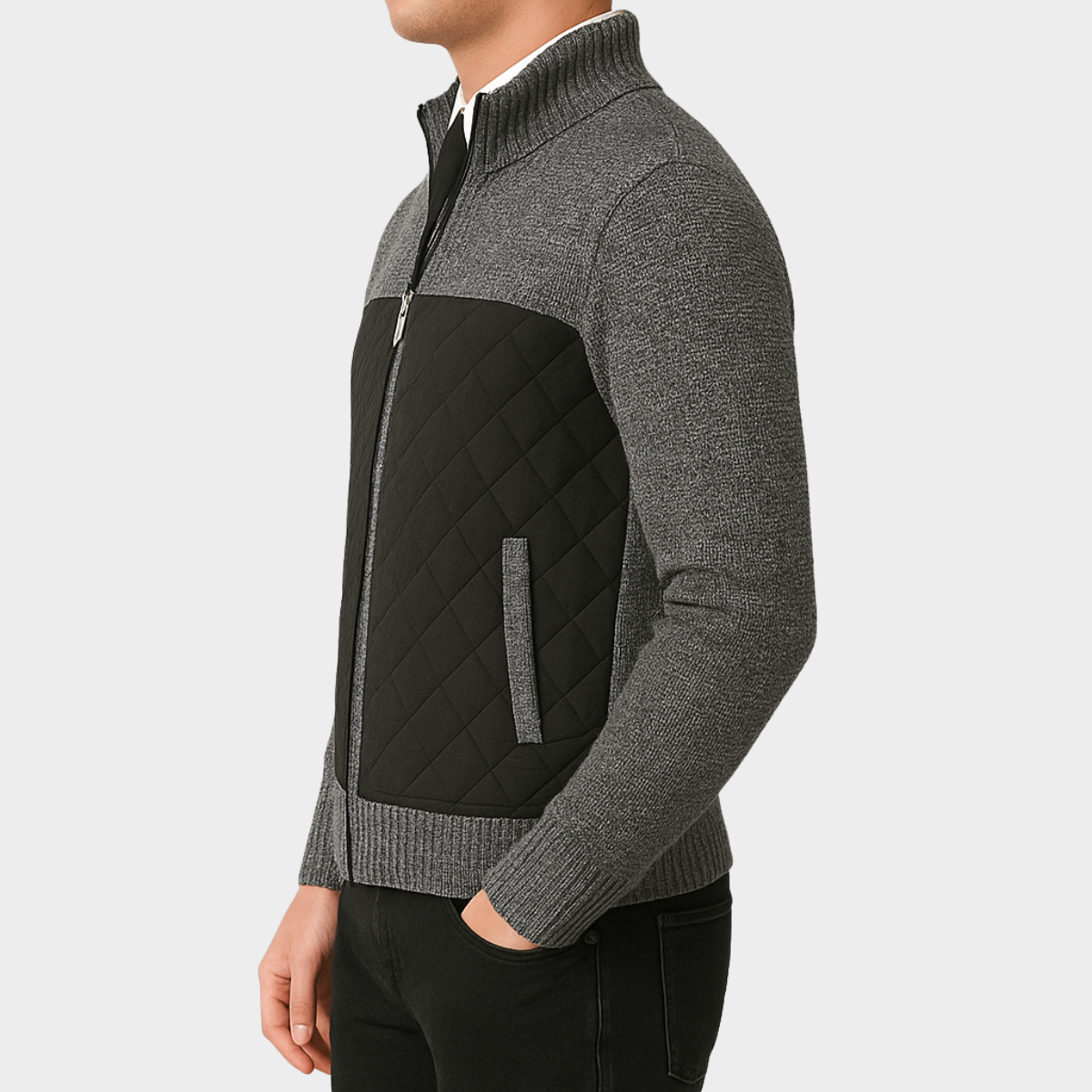Chaqueta Valle - Chaqueta de punto con panel acolchado