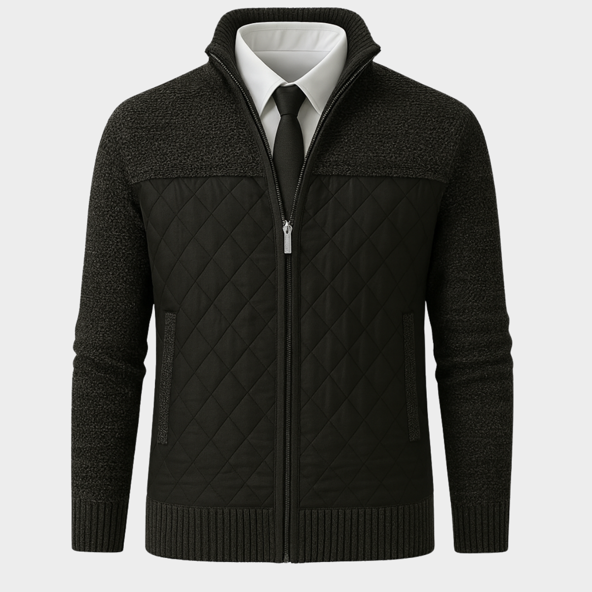 Chaqueta Valle - Chaqueta de punto con panel acolchado