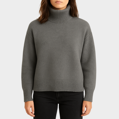 Suéter Campeche - Suéter de punto de cuello alto clásico