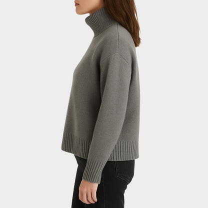 Suéter Campeche - Suéter de punto de cuello alto clásico