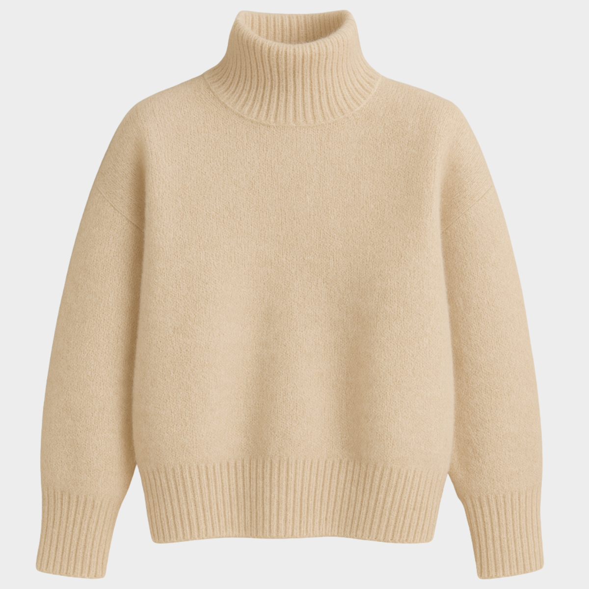 Suéter Campeche - Suéter de punto de cuello alto clásico