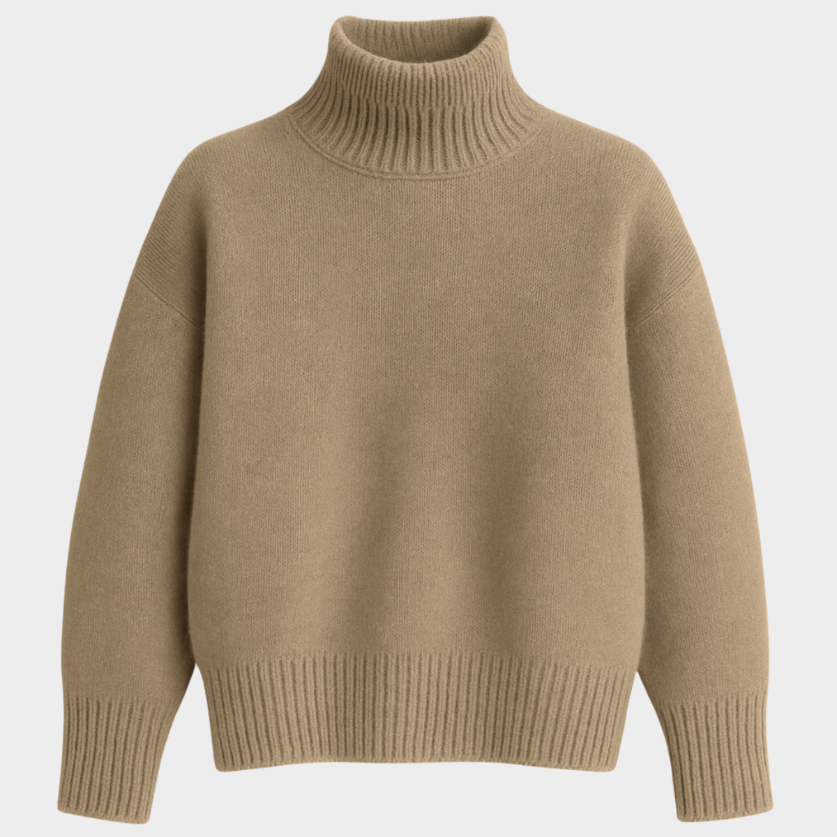 Suéter Campeche - Suéter de punto de cuello alto clásico