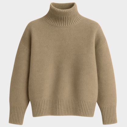 Suéter Campeche - Suéter de punto de cuello alto clásico
