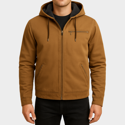 Chaqueta San Cristobal – Chaqueta con Capucha de Lona Forrada