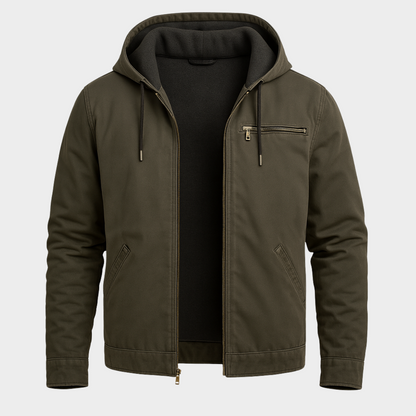 Chaqueta San Cristobal – Chaqueta con Capucha de Lona Forrada