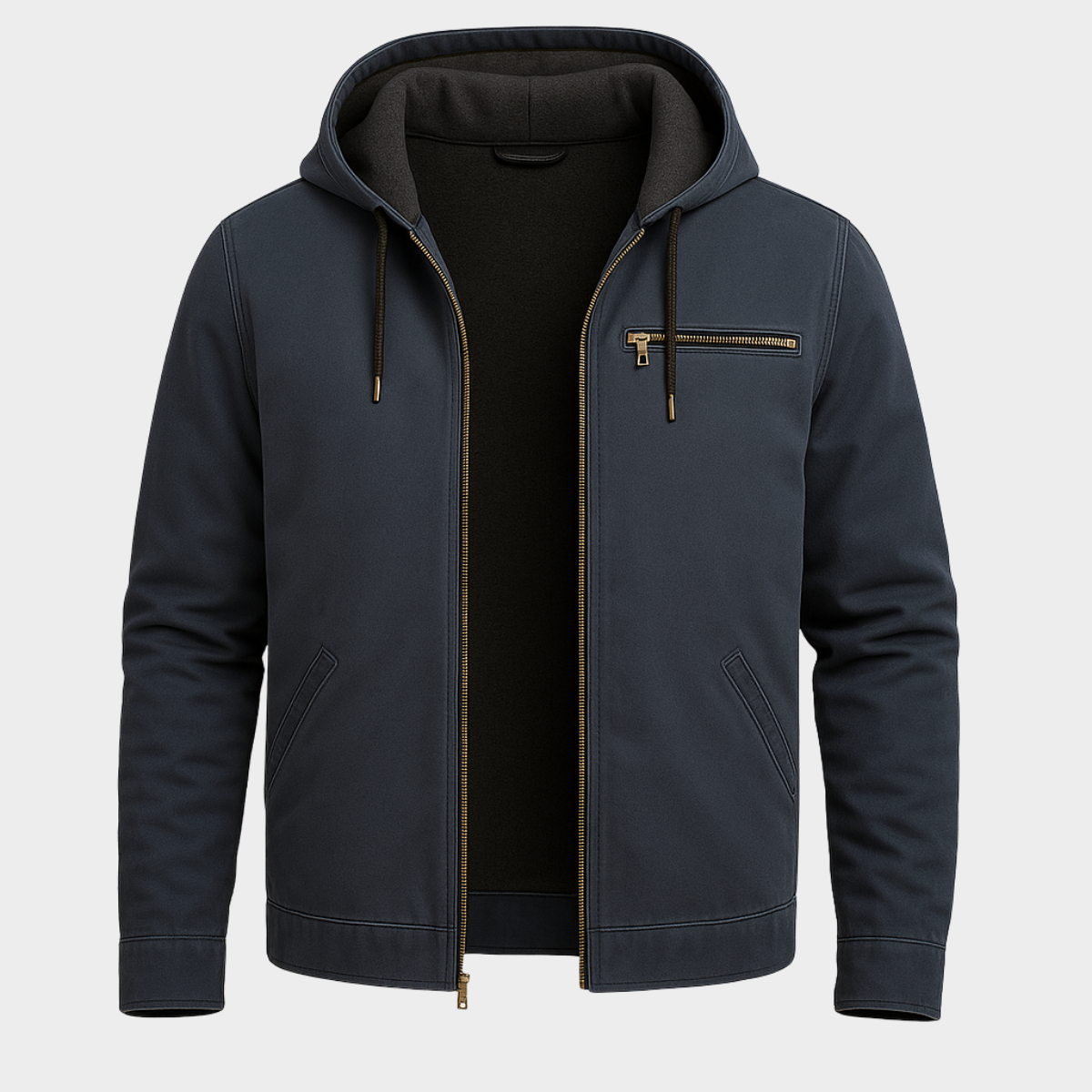 Chaqueta San Cristobal – Chaqueta con Capucha de Lona Forrada