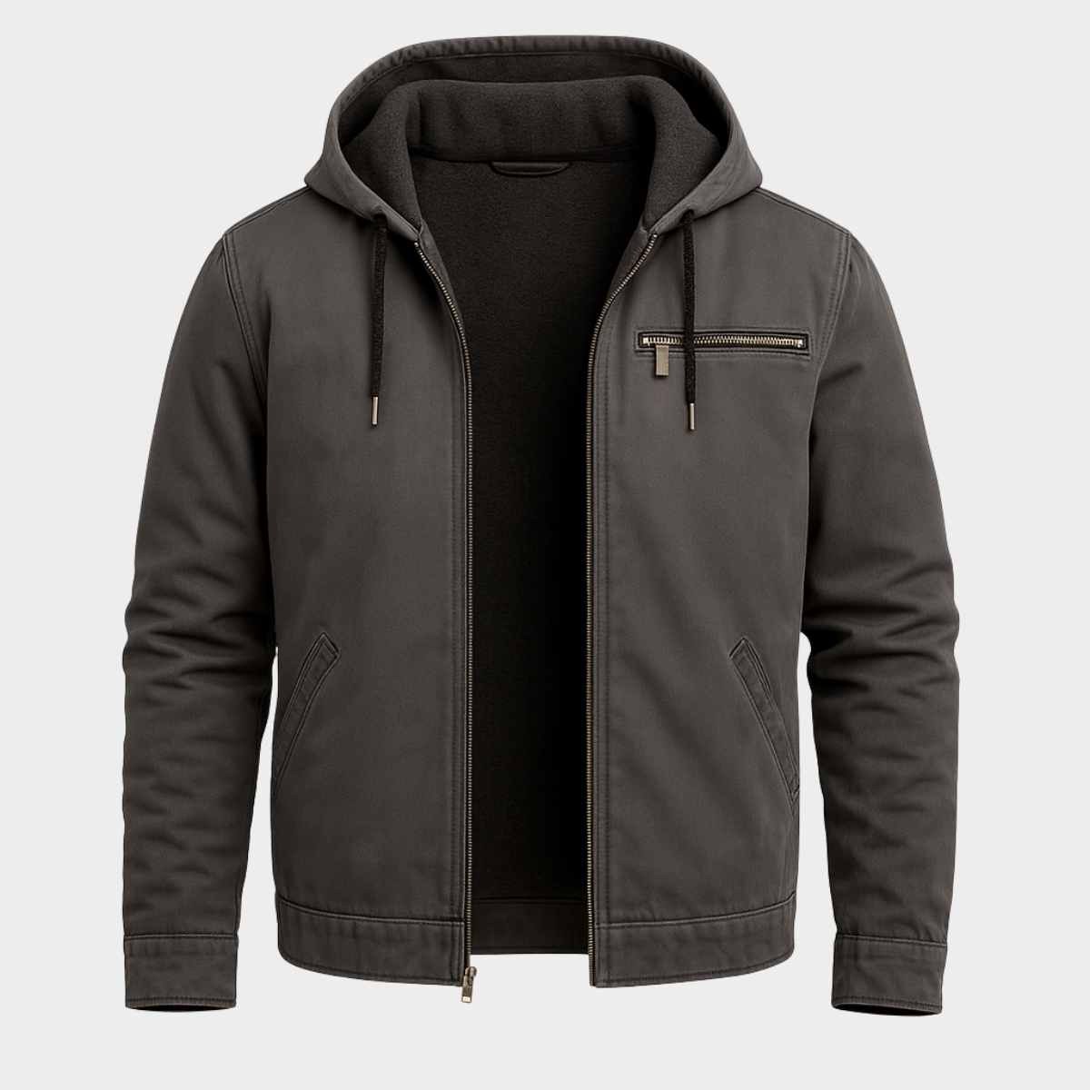 Chaqueta San Cristobal – Chaqueta con Capucha de Lona Forrada