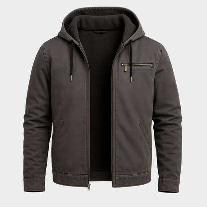 Chaqueta San Cristobal – Chaqueta con Capucha de Lona Forrada